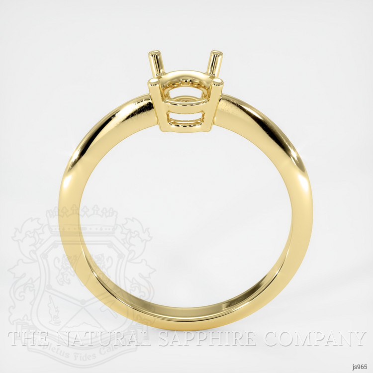 10K Yellow Gold Men's Ring Setting