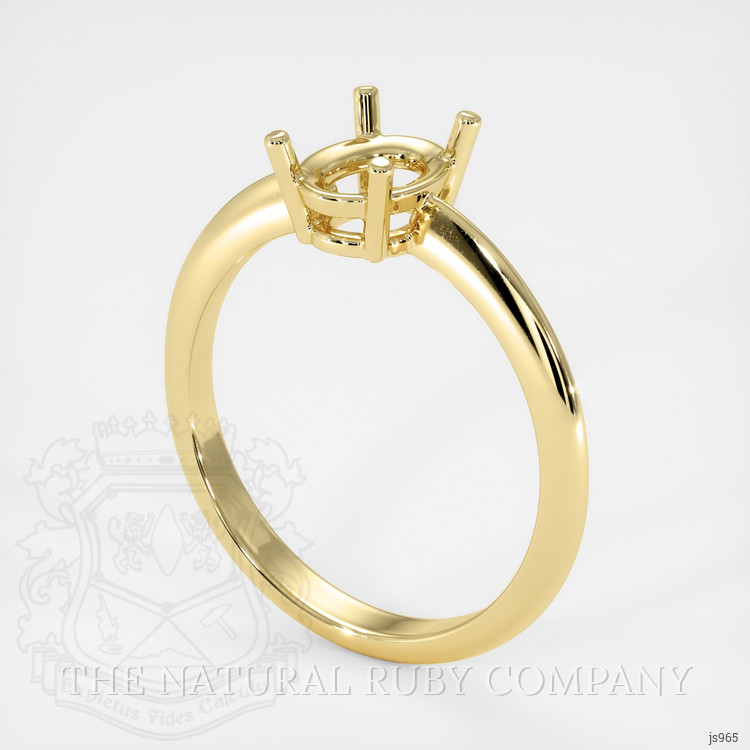 14K Yellow Gold Men's Ring Setting