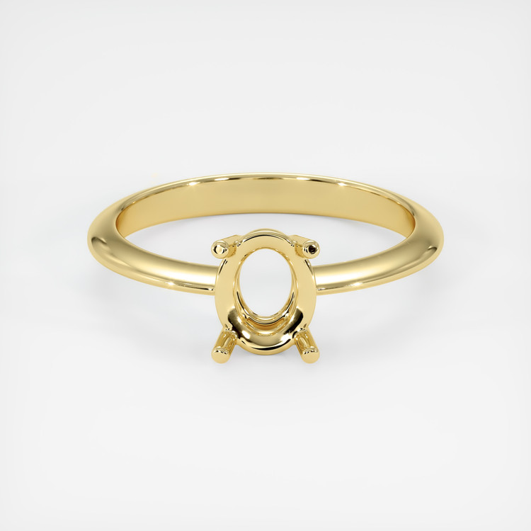 14K Yellow Gold Men's Ring Setting