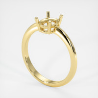 18K Yellow Gold Men's Ring Setting Video