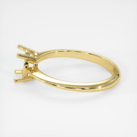 18K Yellow Gold Men's Ring Setting Image