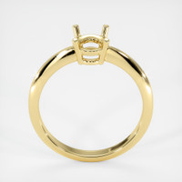 18K Yellow Gold Men's Ring Setting Image