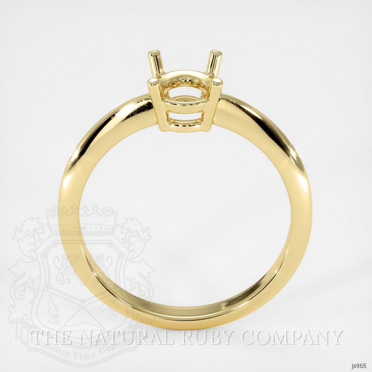 18K Yellow Gold Men's Ring Setting