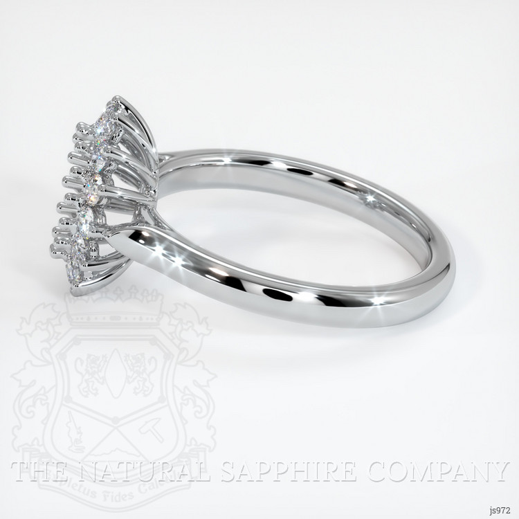 Silver Halo Ring Setting
