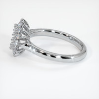 10K White Gold Halo Ring Setting Image