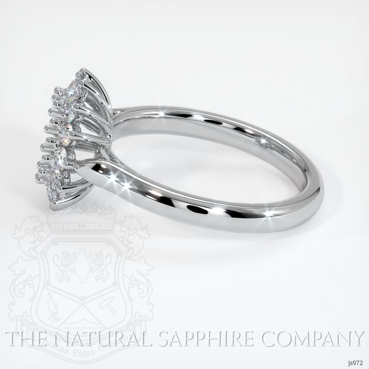 14K White Gold Halo Ring Setting