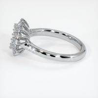 18K White Gold Halo Ring Setting Image