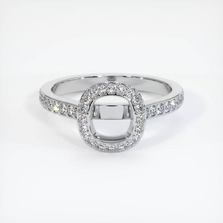 Platinum 950 Pave Ring Setting