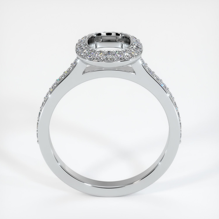 Platinum 950 Pave Ring Setting