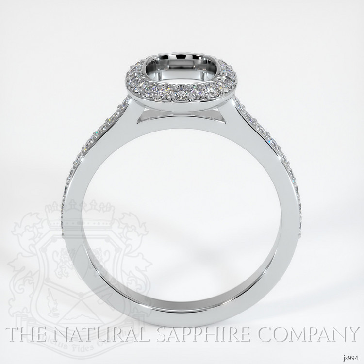 Platinum 950 Pave Ring Setting