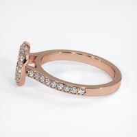 14K Rose Gold Pave Ring Setting Image
