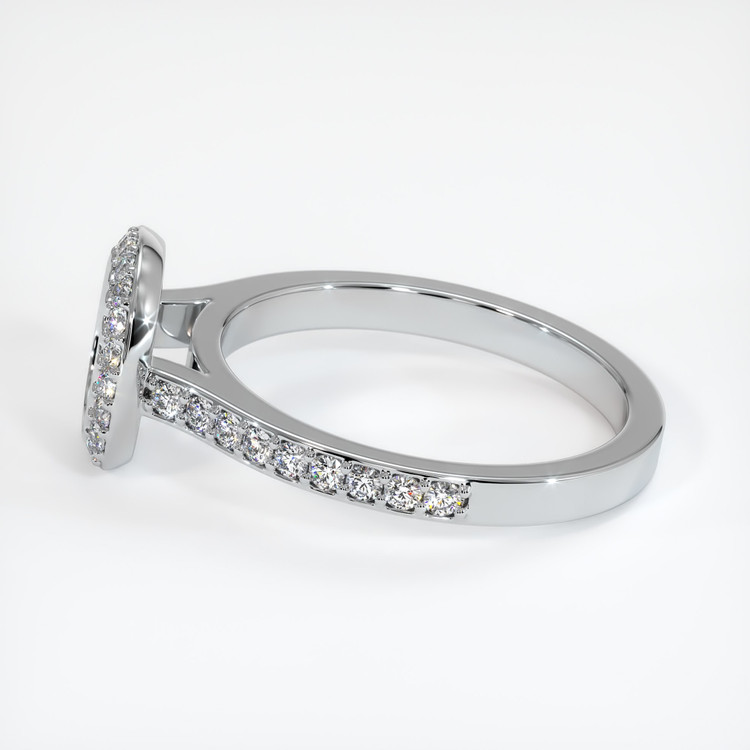 Silver Pave Ring Setting