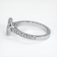 14K White Gold Pave Ring Setting Image