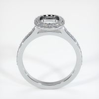 14K White Gold Pave Ring Setting Image