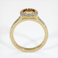 14K Yellow Gold Pave Ring Setting Image
