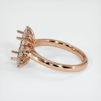 18K Rose Gold Antique Style Ring Setting Image