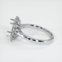 14K White Gold Antique Style Ring Setting Image