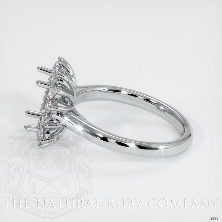 18K White Gold Antique Style Ring Setting