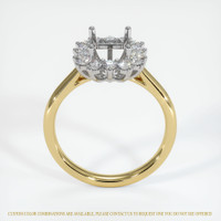 18K White & Yellow Antique Style Ring Setting Image
