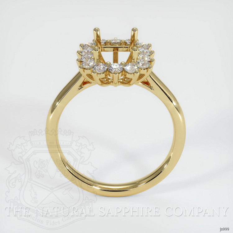 14K Yellow Gold Antique Style Ring Setting