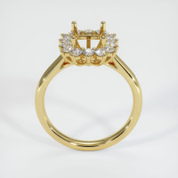 18K Yellow Gold Antique Style Ring Setting Image