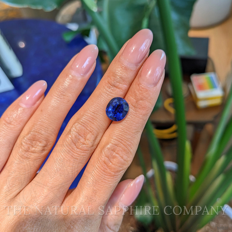 6.11 Ct. Blue Sapphire from Ceylon (Sri Lanka)