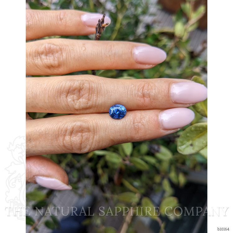 1.75 Ct. Blue Sapphire from Ceylon (Sri Lanka)