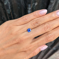 1.08 Ct. Blue Sapphire from Ceylon (Sri Lanka) Life Style