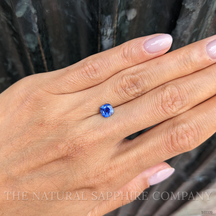1.08 Ct. Blue Sapphire from Ceylon (Sri Lanka)