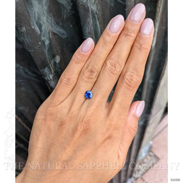 1.08 Ct. Blue Sapphire from Ceylon (Sri Lanka)