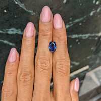 2.56 Ct. Blue Sapphire from Ceylon (Sri Lanka) Life Style