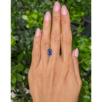 2.56 Ct. Blue Sapphire from Ceylon (Sri Lanka) Life Style