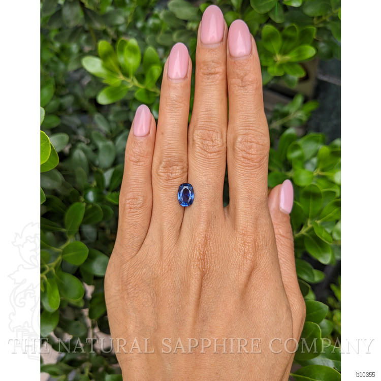 2.56 Ct. Blue Sapphire from Ceylon (Sri Lanka)