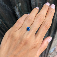 1.56 Ct. Greenish Blue Sapphire from Montana Life Style