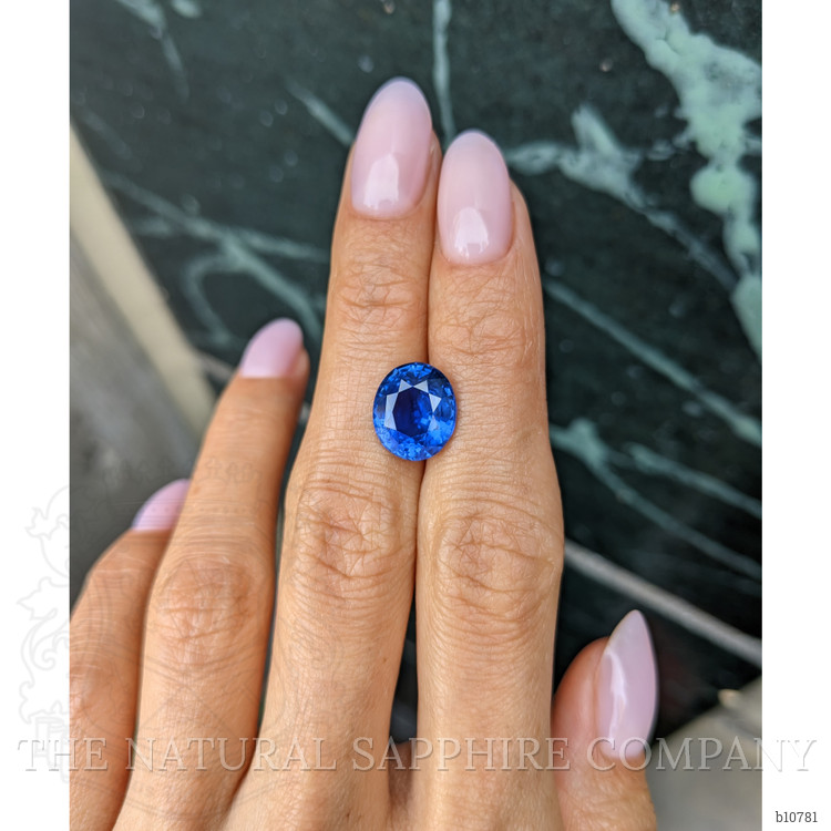 5.70 Ct. Blue Sapphire from Ceylon (Sri Lanka)