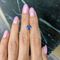 2.01 Ct. Blue Sapphire from Ceylon (Sri Lanka) Life Style