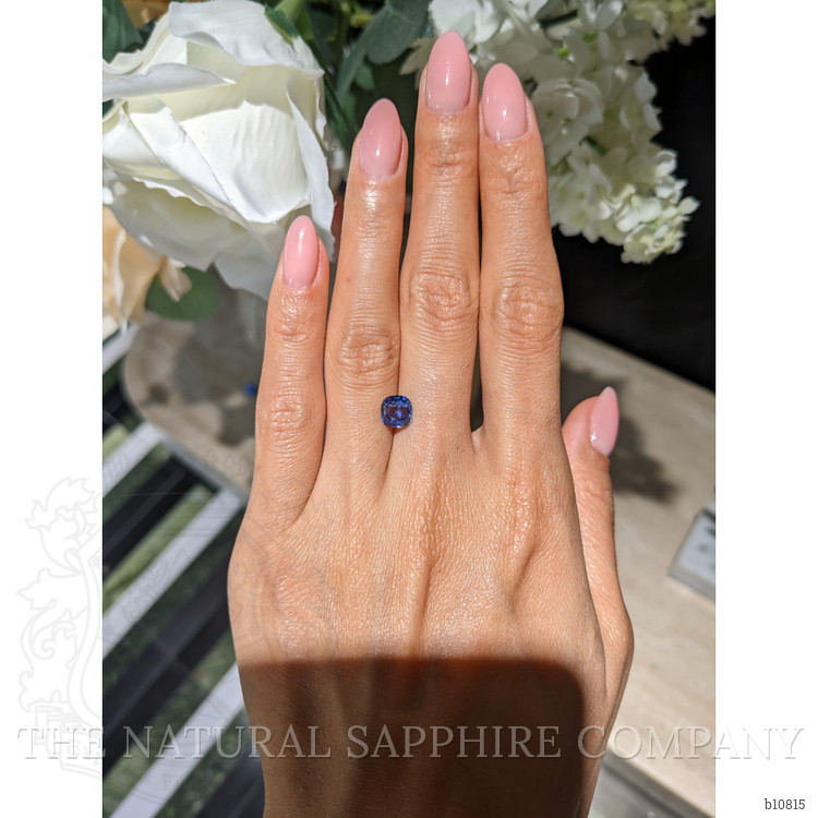 2.01 Ct. Blue Sapphire from Ceylon (Sri Lanka)