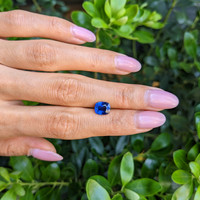 1.93 Ct. Blue Sapphire from Ceylon (Sri Lanka) Life Style