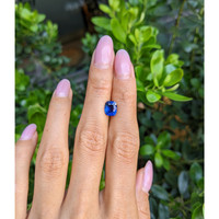 1.93 Ct. Blue Sapphire from Ceylon (Sri Lanka) Life Style