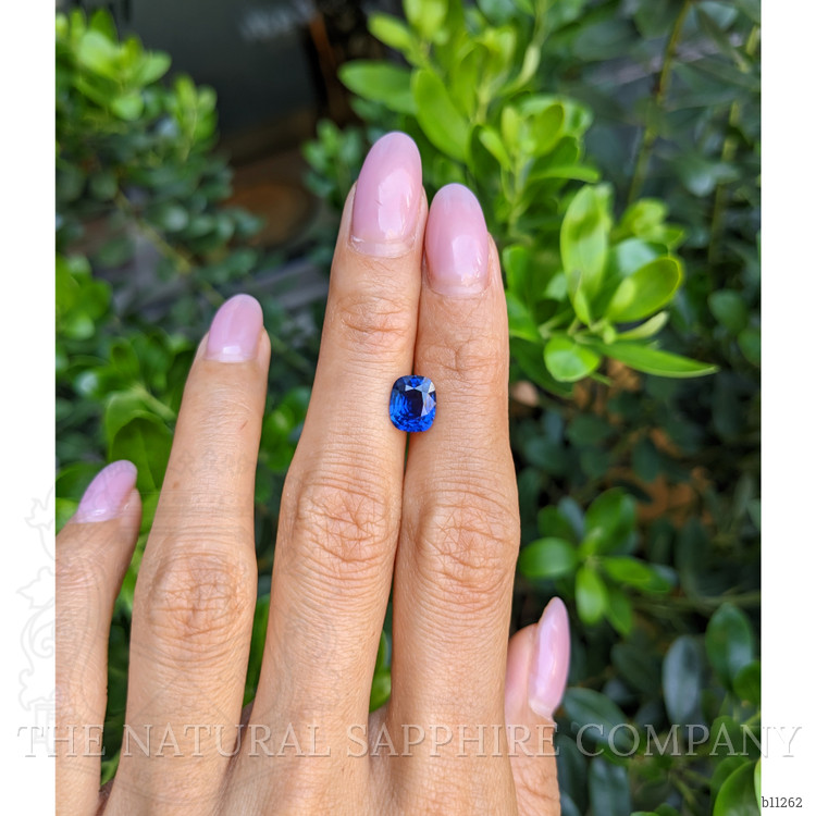 1.93 Ct. Blue Sapphire from Ceylon (Sri Lanka)