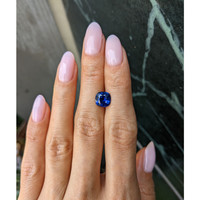 2.68 Ct. Blue Sapphire from Ceylon (Sri Lanka) Life Style