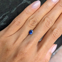 1.11 Ct. Blue Sapphire from Ceylon (Sri Lanka) Life Style