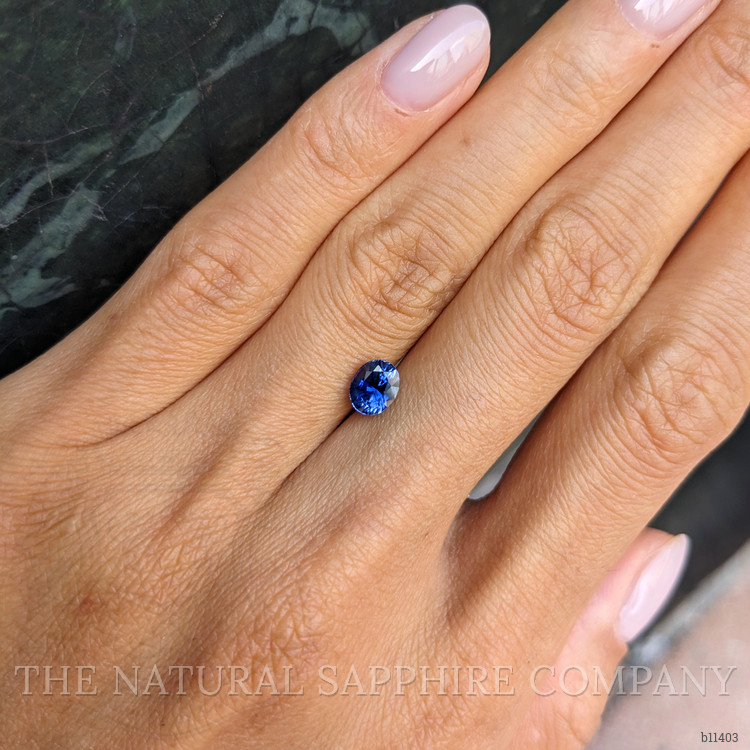 1.11 Ct. Blue Sapphire from Ceylon (Sri Lanka)