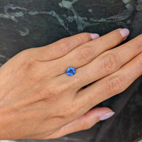 1.61 Ct. Blue Sapphire from Ceylon (Sri Lanka) Life Style