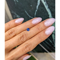 0.44 Ct. Blue Sapphire from Ceylon (Sri Lanka) Life Style