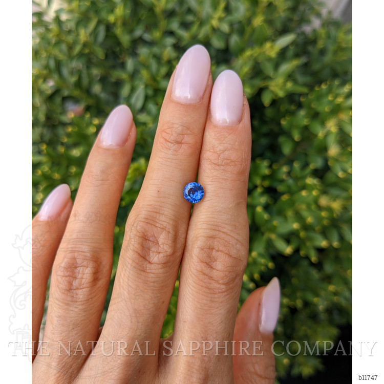 0.94 Ct. Blue Sapphire from Ceylon (Sri Lanka)