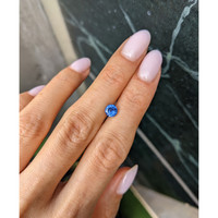 0.94 Ct. Blue Sapphire from Ceylon (Sri Lanka) Life Style