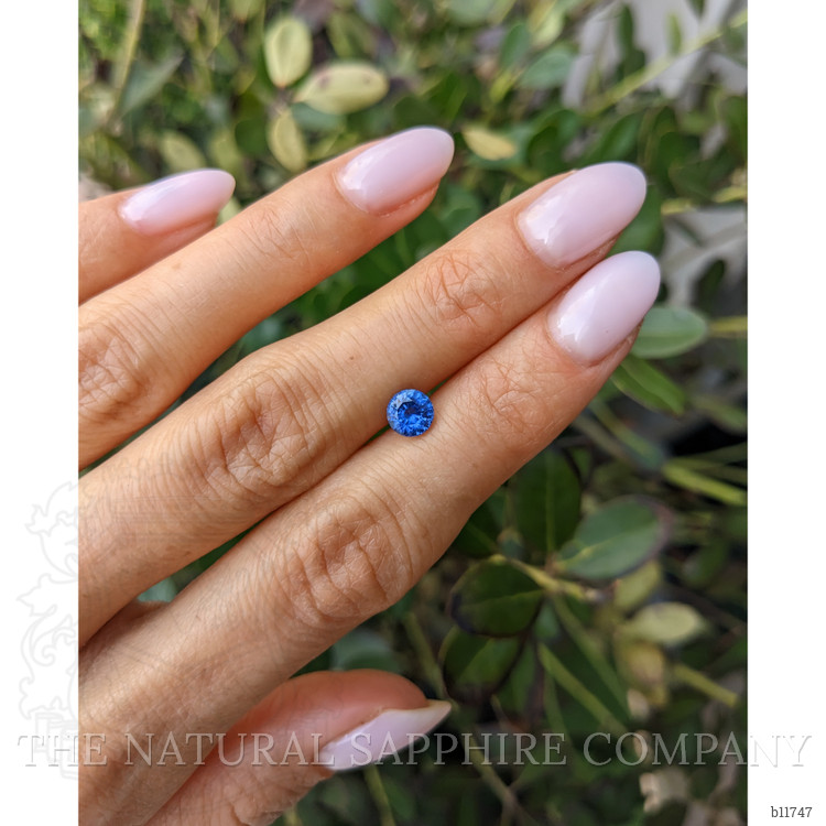 0.94 Ct. Blue Sapphire from Ceylon (Sri Lanka)
