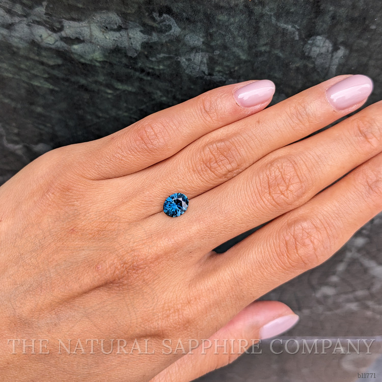 1.72 Ct. Greenish Blue Sapphire from Montana
