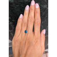 1.72 Ct. Greenish Blue Sapphire from Montana Life Style